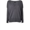 Jaeger Wool Cashmere Batwing Sweater in Gray (charcoal) - Lyst