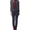 Jaeger Wool Cashmere Batwing Sweater in Gray (charcoal) - Lyst