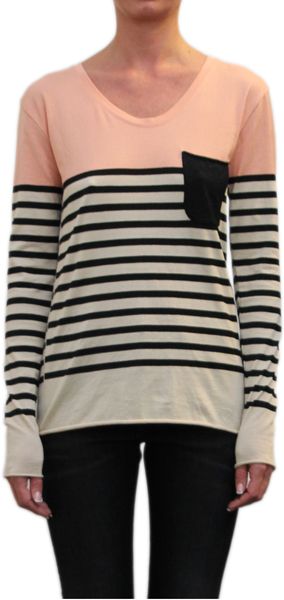 Laneus Tshirt with Pocket - Lyst