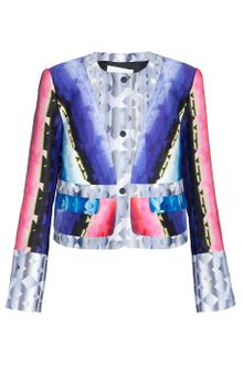 Peter Pilotto Round Neck Jacket - Lyst