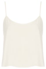 Topshop Crop Strappy Cami Top