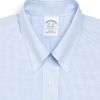 Brooks Brothers Supima Cotton Noniron Slim Fit Shadow Check Dress Shirt in Blue for Men (light blue) - Lyst