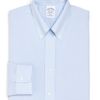 Brooks Brothers Supima Cotton Noniron Slim Fit Shadow Check Dress Shirt in Blue for Men (light blue) - Lyst