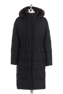 Calvin Klein Faux Fur Hooded Down Coat - Lyst