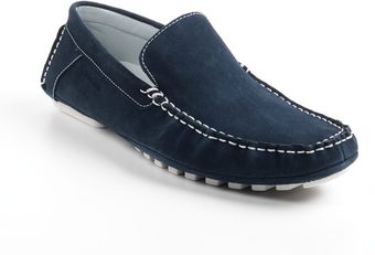 Calvin Klein Deauville Suede Moccasin Loafers - Lyst