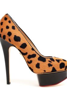 Charlotte Olympia Polly Ponyskin Court Shoes - Lyst