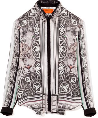 Clover Canyon Eye Of The Tiger Blouse - Lyst