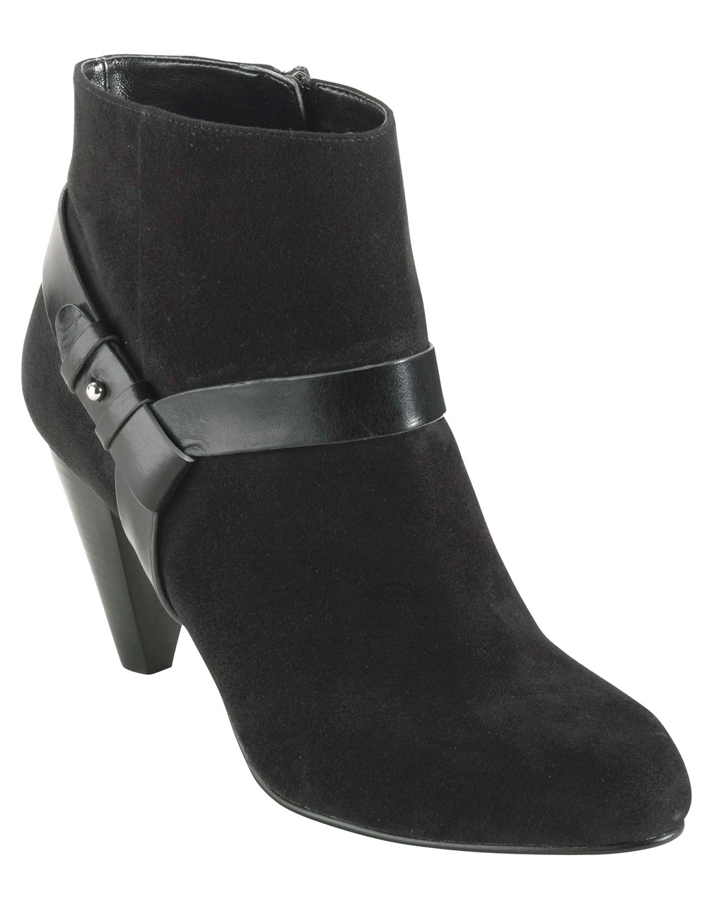 cole haan womens black booties