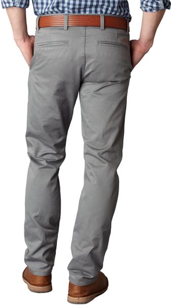 Dockers Straight-Leg Alpha Khaki Pants in Gray for Men (grey) | Lyst