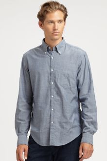Gant Rugger Solid Selvage Sport Shirt - Lyst