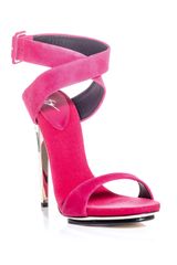 Giuseppe Zanotti Metal Heel Sandals