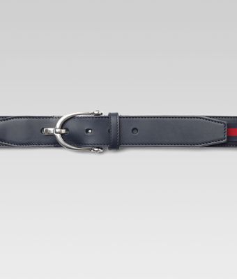 Gucci Stirrupbuckle Leather Belt - Lyst