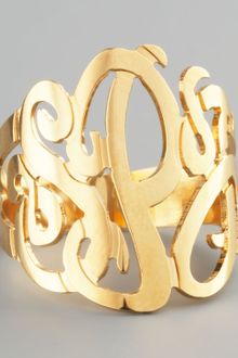 Jennifer Zeuner Three Initial Monogram Ring - Lyst