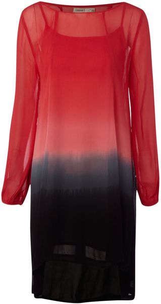 Label Lab Dip Dye Swing Dress - Lyst