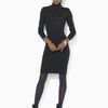 Lauren By Ralph Lauren Merino Embroidered Dress in Black (black/ black) - Lyst