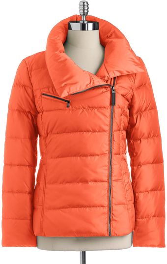 Marc New York Asymmetric Zipper Puffer Coat - Lyst