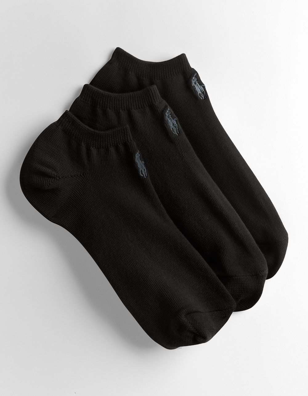 Polo Ralph Lauren Threepack Ankle Socks in Black for Men | Lyst