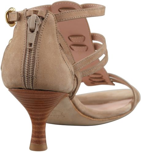 ... Huarache Nubuck Kitten Heel Gladiator Sandal T in Brown (tan) - Lyst ... Huarache Nubuck Kitten Heel Gladiator Sandal T in Brown (tan) - Lyst