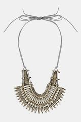 Topshop Warrior Collar Necklace