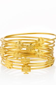 Tory Burch Logo T Stacking Bangle - Lyst