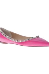 Valentino Pointed Toe Stud Embellished Pump