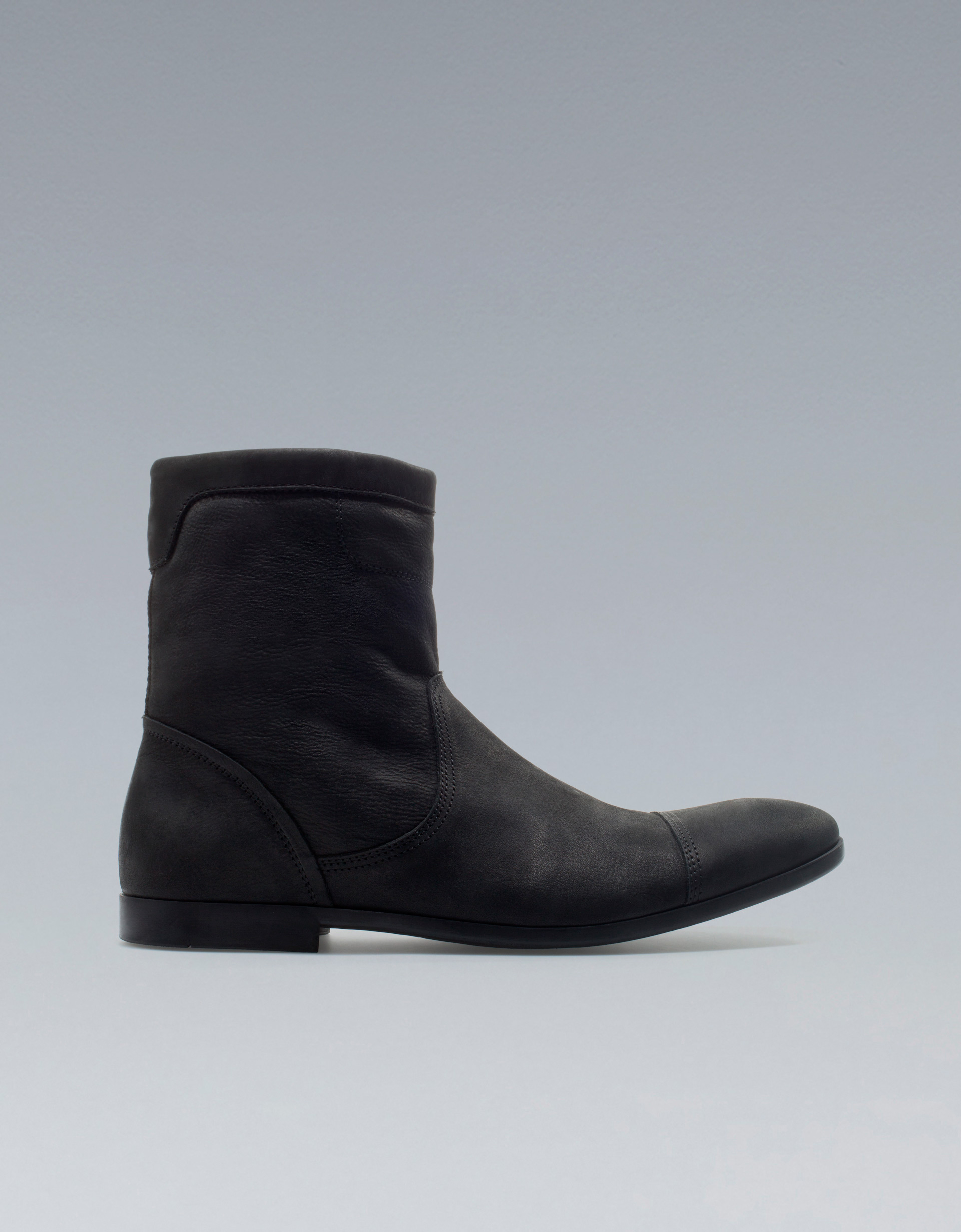 Zara Ankle Boots in Black for Men | Lyst