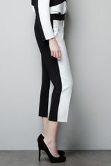 Zara Two-tone Trousers