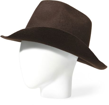 Zara Felt Cowboy Hat in Brown | Lyst