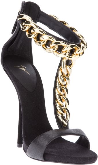 Giuseppe Zanotti Chain Link Sandal Pump - Lyst