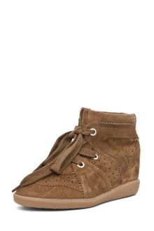 Isabel Marant Bobby Sneaker in Camel - Lyst