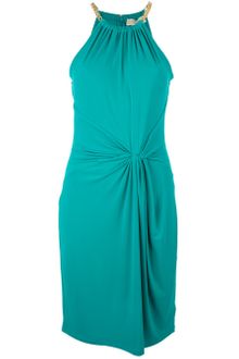 Michael Kors Halter Neck Chain Dress - Lyst