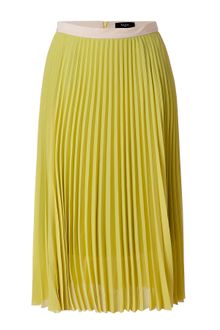 Paul Smith Black Label Mustard Pleated Skirt - Lyst