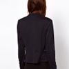 Asos Blazer in Ponte with Zips in Blue (navy) - Lyst