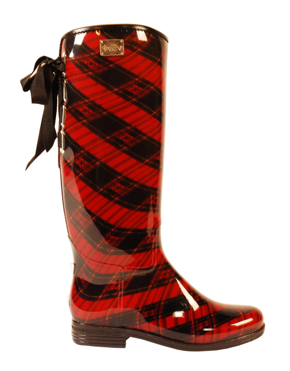patent leather in rain
