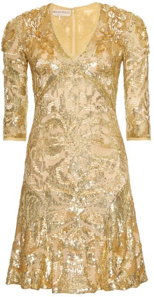 Emilio Pucci Beaded and Sequined Dress - Lyst