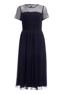 Jacques Vert Monique Spot Mesh Dress - Lyst