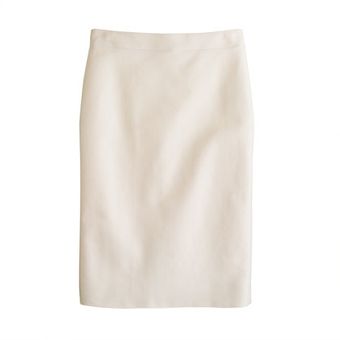 J.Crew No 2 Pencil Skirt in Doubleserge Cotton - Lyst
