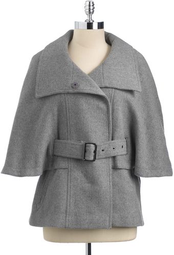 Marc New York Belted Cape Coat - Lyst