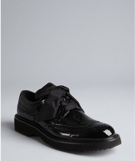 patent wingtip oxfords