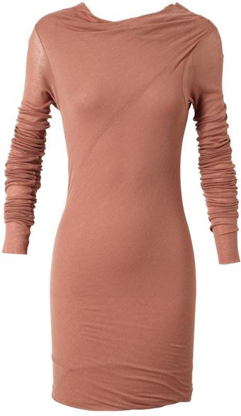 Rick Owens Lilies Draped Elongated Jersey Top - Lyst