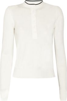 T By Alexander Wang Knitted Cotton Top - Lyst