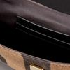 Fendi Striped Shoulder Bag in Brown - Lyst