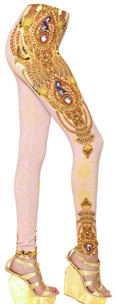 Manish Arora Printed Rayon Jersey Leggings - Lyst