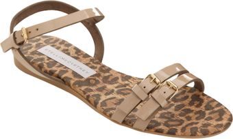 Stella McCartney Double Band Flat Sandal - Lyst