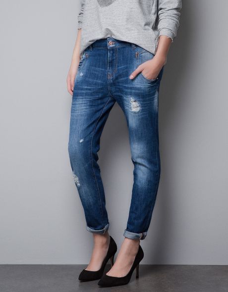 zara baggy jeans with buttons