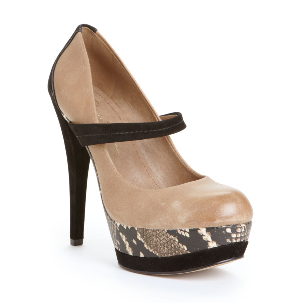 jessica simpson tan heels