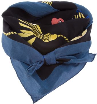 Sonia By Sonia Rykiel Tassel Print Scarf - Lyst