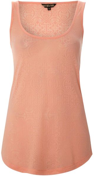 Biba Biba Logo Burnout Vest - Lyst
