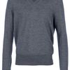 Burberry Fitted Vneck Sweater in Gray for Men (grey) - Lyst