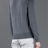 Burberry Fitted Vneck Sweater in Gray for Men (grey) - Lyst